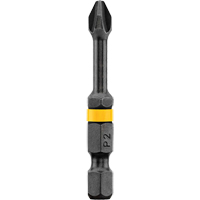 Embout Impact Ready no 2 Phillips 2' de Dewalt, Phillips, Embout #2, Prise 1/4", Longueur 2" NTL Industrial