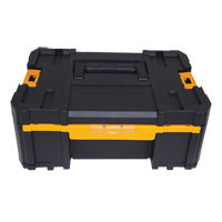 TSTAK&reg; III Tool Box with Single Deep Drawer, 16-3/4" x 12-1/4" x 6-7/8", Black NTL Industrial