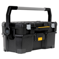 Tote with Power Tool Case, 12-13/16" W x 24 D x 11-3/16" H, Black NTL Industrial