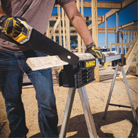 Metal Folding Sawhorse NTL Industrial