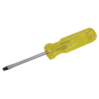 Slotted Screwdriver, 3/16", 6-1/2" L, Plastic Handle NTL Industrial