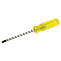 Phillips Screwdriver, #3, 10" L, Plastic Handle NTL Industrial