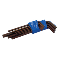 Extra Long Arm Hex Key Set, 9 Pcs., Metric NTL Industrial