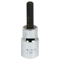 Bit Socket, 1/4" x 2-3/10" L, 3/8" Drive NTL Industrial