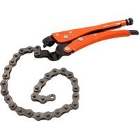 Locking Chain Clamp Pliers, 10" Length, Omnium Grip NTL Industrial