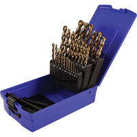 Drill Bit Set, 25 Pieces, High Speed Cobalt NTL Industrial