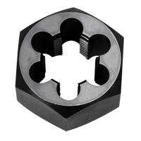 Hex Rethreading Die Nut, 2"/1" Dia., 3/4"-14 Thread, Carbon Steel/Chromium Steel NTL Industrial