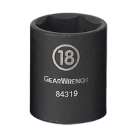 Socket, Impact, 13 mm, 3/8" Drive, 6 Points NTL Industrial