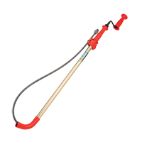 Toilet Auger, Manual, Bulb, 6' Cable Length, 1/2" Cable Diameter TYY339 | NTL Industrial