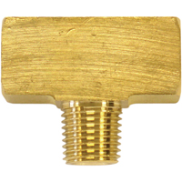 Male Branch Tee, Brass, 1/4" NTL Industrial