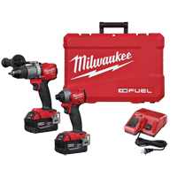 M18 Fuel 2-Tool Combo Kit, Lithium-Ion, 18.0 V NTL Industrial