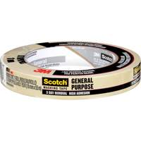 Scotch&reg; Contractor Grade Masking Tape 2020, 18 mm (3/4") x 55 m (180'), Beige NTL Industrial