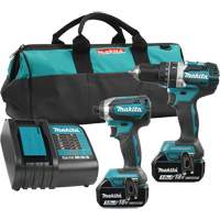 Ensemble de 2 outils avec moteur sans balai LXT, 18 V NTL Industrial