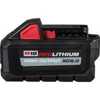 Bloc-pile M18 Redlithium High Output 6.0, Lithium-ion, 18 V, 6,0 Ah NTL Industrial