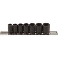 Magnetic Socket Set, 7 Pcs, Impact, 1/4" Drive Size NTL Industrial