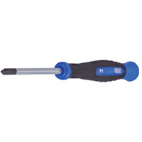 Phillips Precision Screwdriver, #00, 5" L, Cushion Grip Handle NTL Industrial