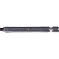 Embout deux-pi&egrave;ces pour la construction pour outil &eacute;lectrique, Carr&eacute;e, Embout #2, Prise 1/4", Longueur 3" NTL Industrial