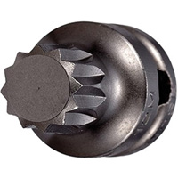 Socket Bit, Triple Square, 5 x 1" L, 3/8" Drive NTL Industrial