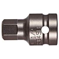 Socket Bit, Hex, 6 mm x 1-1/2" L, 1/2" Drive NTL Industrial