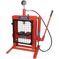 Hydraulic Shop Press with Grid Guard, 10 Tons Capacity UAI716 | NTL Industrial