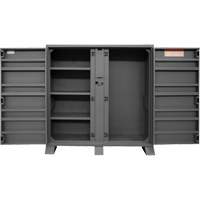 Jobsite Storage Shelving Cabinet, Steel, 47.5 Cubic Feet, Grey UAI847 | NTL Industrial