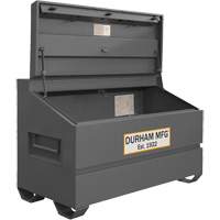 Jobsite Sloped Lid Storage Box, 60" x 30" x 39-3/8", Steel, Grey UAI849 | NTL Industrial