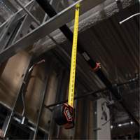 Magnetic Double-Hook Tape Measure, 25', Imperial Graduations NTL Industrial