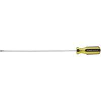Tournevis d'&eacute;b&eacute;nisterie tr&egrave;s l&eacute;ger 100 PLUS, Tige de 1/8", Ronde, 6-5/8" lo, Prise en Plastique NTL Industrial