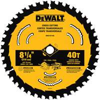 Circular Saw Blade, 8-1/4", 40 Teeth, Wood Use UAJ626 | NTL Industrial