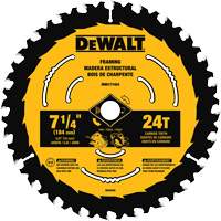Circular Saw Blade, 7-1/4", 24 Teeth, Wood Use UAJ673 | NTL Industrial