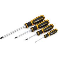 Pozidriv&reg; Dual Material Screwdriver Set, 4 Pcs. NTL Industrial