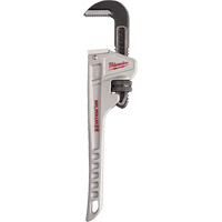 Pipe Wrench, 1-1/2" Jaw Capacity, 10" Long, Ergonomic Handle NTL Industrial