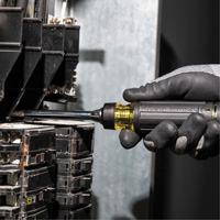 15-in-1 Multi-Bit Ratcheting Screwdriver, 8-3/4" L, Cushion Grip Handle NTL Industrial