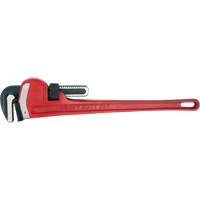 Pipe Wrench, 3" Jaw Capacity, 24" Long, Powder Coated Finish, Ergonomic Handle UAL050 | NTL Industrial