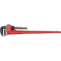 Pipe Wrench, 6" Jaw Capacity, 48" Long, Powder Coated Finish, Ergonomic Handle UAL052 | NTL Industrial