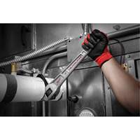 Aluminum Offset Pipe Wrench, 2" Jaw Capacity, 18" Long, Powder Coated Finish, Ergonomic Handle UAL241 | NTL Industrial