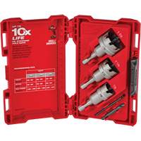 One-Piece Carbide Hole Cutter Set, 4 Pieces, Carbide NTL Industrial