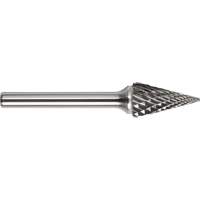 Drillco&reg; Magnum Double Cut Solid Carbide Burr, SM-3, 1/4" Dia., 1/4" Shank, 1" Depth of Cut NTL Industrial