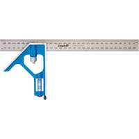 True Blue<sup>®</sup> Combination Square, 12" L, Stainless Steel, Plain UAM004 | NTL Industrial