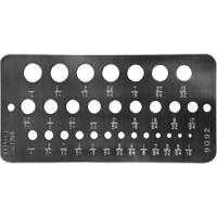 Gabarit de diam&egrave;tres pour foret fractionnaires Drillco NTL Industrial