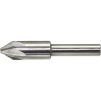 Fraise sans broutage Drillco, 3/16", Acier rapide, Angle de 60°, 6 cannelures NTL Industrial