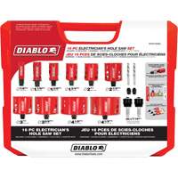 Ensemble de scie-cloche bim&eacute;tallique pour &eacute;lectricien, 16 morceaux NTL Industrial