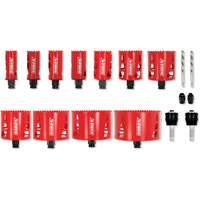 Ensemble de scie-cloche bim&eacute;tallique de plombier, 17 morceaux NTL Industrial