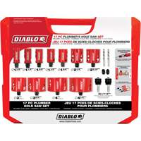 Ensemble de scie-cloche bim&eacute;tallique de plombier, 17 morceaux NTL Industrial