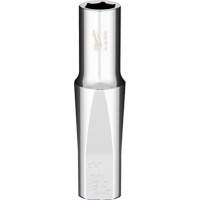 SAE Socket with Four Flat Sides, 11/32", 3/8" Drive, 6 Points, Deep NTL Industrial