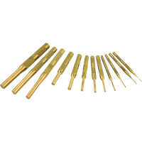 Brass Pin Punch Set, 12 Pieces NTL Industrial