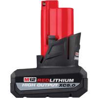 M12 Redlithium High Output XC5.0 Battery Pack, Lithium-Ion, 12 V, 5 Ah NTL Industrial