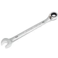 90-Tooth Reversible Ratcheting Wrench, 12 Point, 1/2", Chrome/Polished Finish NTL Industrial
