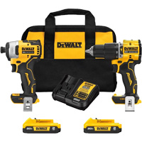 Ensemble combin&eacute; Atomic &agrave; deux outils sans fil et sans balais, Lithium-ion, 20 V NTL Industrial