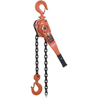 KLP Series Heavy-Duty Lever Chain Hoist with Overload Protection, 5' Lift, 6000 lbs. (3 tons) Capacity UAV894 | NTL Industrial